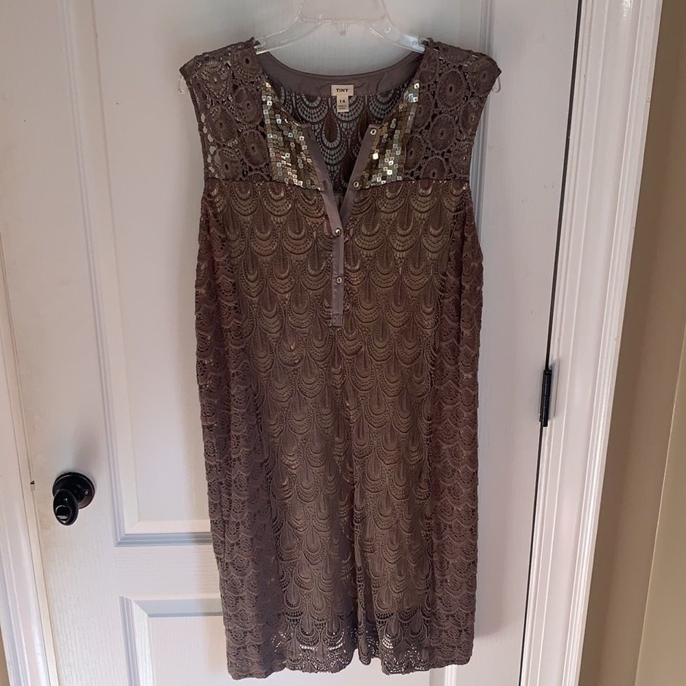 New Anthropologie Tiny dress sequin